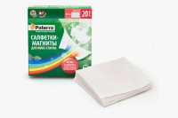 Салфетки-магниты ПАТЕРРА д/микс стирки 30 шт, 402-541 Белый - фото