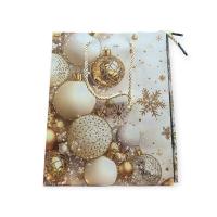 Пакет подар.бум.с руч 26*32*10 Люкс с тисн НГ N1963 (360/12) Разноцветный - фото