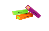 Ластик цветной прямоугольный "BRIGHT MOMENT" 3 цвета, 57*15*15мм, арт. ЛС-0084 Prof-Press Микс - фото