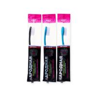 Зубная щетка, средней жесткости, арт. 917 Микс - фото