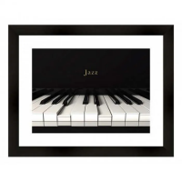 Картина в багете 50x40 см "Пианино"  - фото