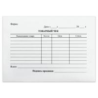 Товарный чек А-6 офсет, STAFF, 130136  - фото