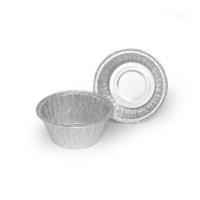 Алюминиевая форма для маффинов, круглая, G-край, 130мл, d 86мм, 100 шт Серебро - фото
