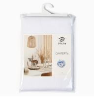 Скатерть "Этель" Lines 150*110 +/-3см, цв.белый, пл. 192 г/м2, хл с ВГМО 6974112 Белый - фото