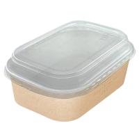 10шт Коробка с купольной PET крышкой OSQ CASE BOWL 660 Коричневый - фото