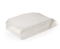 Пакет бумажный (140*60*250) белая бумага 1/50 Белый - фото