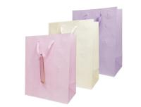 Пакет подарочный бумажный с ручками 18*23*10, арт. L460 Люкс, Роза Микс - фото