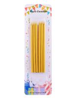 Набор свечей праздничных "Золотой стиль", 00-7047 (1) Золотой - фото