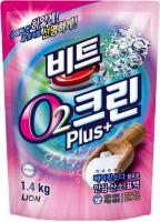 Кислородный отбеливатель LION Clean Plus, в мягкой упаковке 1,4кг  - фото