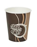 Стакан бумажный 350мл для горячего Take away 50шт, арт. 00000000260 Коричневый - фото