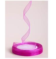 Лента органза 9мм*25ярд фиолетовый Фиолетовый - фото