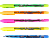 Ручка шар. синяя на масляной основе "Darvish" корпус цветной DV-12635 (24) Синий - фото