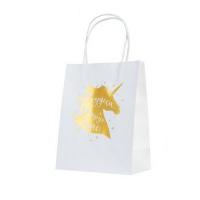 Пакет Чудеса из крафт-бумаги д/сувенир. продукции с тисн. 120г/м2 17.8*22.9*9.8см 79129  - фото