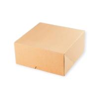 10шт Коробка д/тортов 225*225*105 Packton 25938 крафт/белая Коричневый - фото