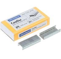 Скобы для степлера №10, OfficeSpace, оцинкованные, 1000шт, до 20л, 171434 Серебро - фото