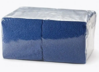 Салфетки бум. Биг Пак 24*24 1сл 400л синие СФ (12) под агента Синий - фото