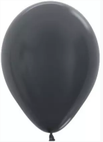 Шар латексный Sempertex (12''/30см) Графит (578), металлик, 12 шт. (1), Воздушные шары Графитовый - фото