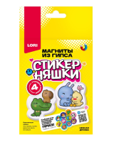 Магниты из гипса Стикерняшки "Нежная дружба", Мо-002  - фото