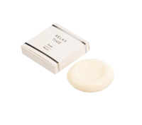 Мыло, картон белый серебр. полоса 20 гр (Коллекция RELAX TIME) 1/25  - фото