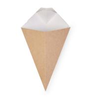 Коробка-конус 115*200/270 OSQ CONE L (10шт) Коричневый - фото