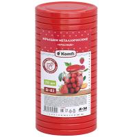 Крышка винтовая д.82 красная 1/20 (36) Красный - фото