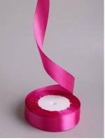 Лента атласная 25мм*25ярд JD фуксия Фуксия - фото