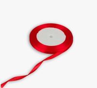 Лента тканная атласная  6мм*25Y Красная, арт. F014-06/26 Красный - фото