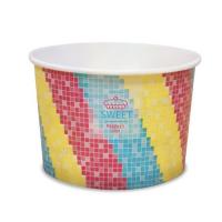 Стаканчик под мороженое 135мл "Мозайка Sweet", 62шт Разноцветный - фото