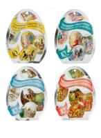 Пасхальные декоративные термоэтикетки 10 шт, микс, фигурный пакет, hk44208 / 36478 Разноцветный - фото