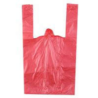 Майка-пакет 30*7*55 12мк 1/100 красная RI-032 Красный - фото