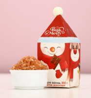 Соль для ванны 200 г, аромат шоколада, 9884348 Шоколадный - фото