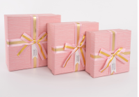 Коробка Элегант, Нежно-розовый, 15*15*6,5 см Розовый - фото