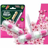 Подвесной блок для унитаза Master Fresh Duo Effect Gold 5в1 Сакура арт. С0007430 1 шт.  - фото