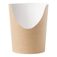 Коробка для снеков 92(75)*97 OSQ SNACK BOWL M (30шт) Коричневый - фото