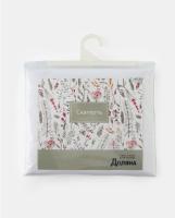 Скатерть Доляна, 149*200 +/-3см, плотность 120г/м2, белая, 10879923 Белый - фото