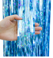 Занавес Мозаика, Сиреневый, Металлик, 100*200 см, 1 шт. Сиреневый - фото