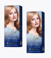Крем-краска для волос ЭСТЕЛЬ LOVE Капучино тон 8/74  - фото