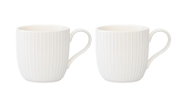 Набор кружек Soft Ripples, Dual Glazing, 350 мл, 2 шт, арт. LJ00009 Белый - фото