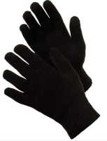 Перчатки х/б черные light 1/10  Черный - фото