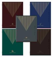 Тетрадь А5 48л. STAFF скоба, линия, офсет №2 ЭКОНОМ, обложка картон, РОДИНА, 405629 Микс - фото