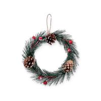 Новогоднее украшение "Венок рождественский", S2012 Зеленый - фото