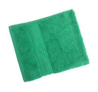 Полотенце махровое 500 г/м2  70*140 гладкокрашенное ярко зеленый Зеленый - фото