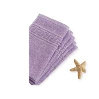 Полотенце махровое 380 г/м2  30*50, гладкокрашенное, 805-насыщ. сирень, ВТ 30-50Г Сиреневый - фото