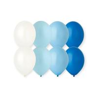 Шар латексный BELBAL (14''/36см) В 105 Пастель ассорти Голубая гамма 12шт (1) Голубой - фото