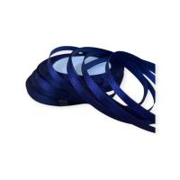 Лента тканная атласная 25мм*25Y Темно-синяя, F014-25/38 Синий - фото