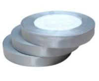 Лента тканная атласная 12мм*25Y Серебро F014-12/59 Серебро - фото