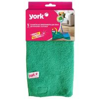 Салфетка для пола из микрофибры York Сила Чистоты двусторонняя с застежкой  арт. 026070 50*60 см  - фото