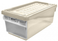 Ящик унив “Tule” 12л, 375*215*156 с откид стенкой (светло-беж), арт. 221305125/04 Бежевый - фото