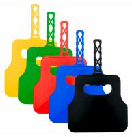 Веер-опахало для розжига угля с ручкой, размер 310х200 мм, пластик, 701751 (16) Микс - фото