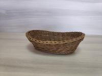 Корзина пластиковая 26*17*8cм JQ-1015A BROWN Коричневый - фото